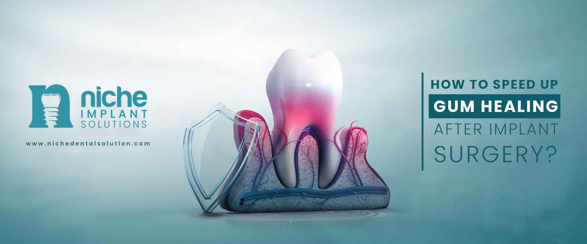 gum healing after implant