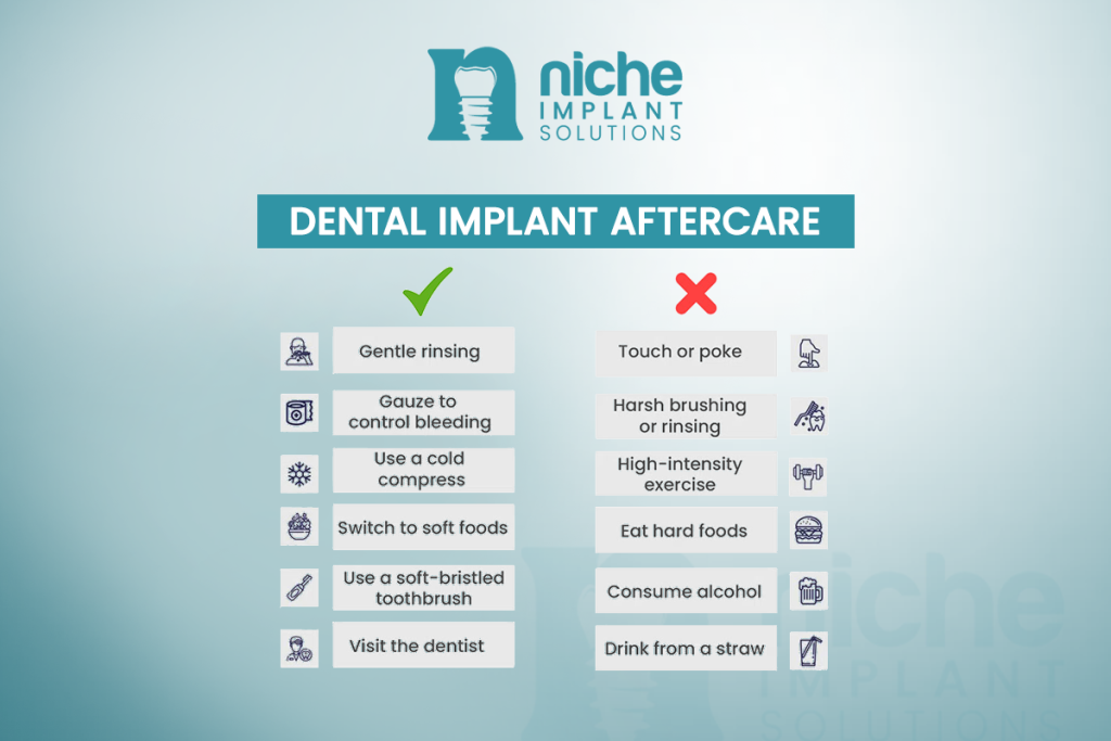 Dental implants aftercare